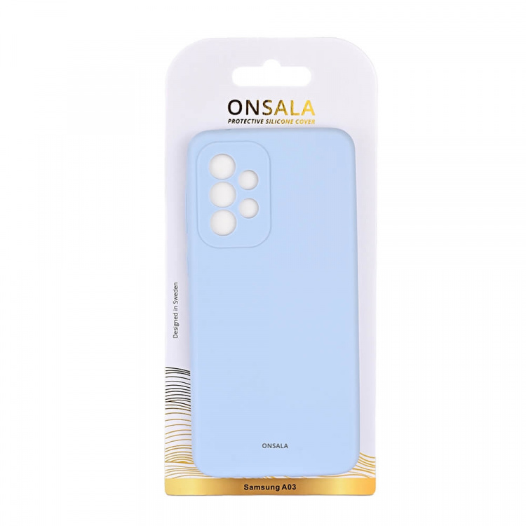 Onsala Phone Case Silicone Light Blue - Samsung A03