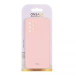 Onsala Phone Case Silicone Chalk Pink - Samsung A33