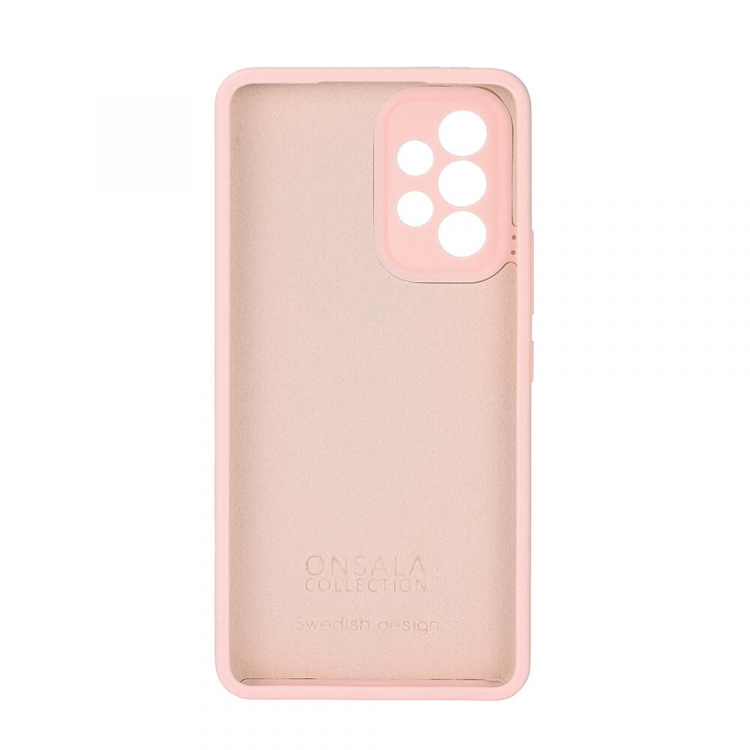 Onsala Phone Case Silicone Chalk Pink - Samsung A53