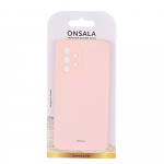 Onsala Phone Case Silicone Chalk Pink - Samsung A53