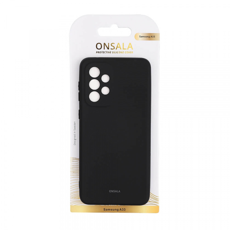 Onsala Phone Case Silicone Black - Samsung A33