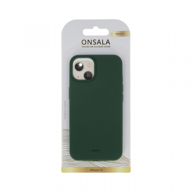 Onsala Phone Case Silicone Olive Green - iPhone 13 Onsala Phone Case Silicone Olive Green - iPhone 13