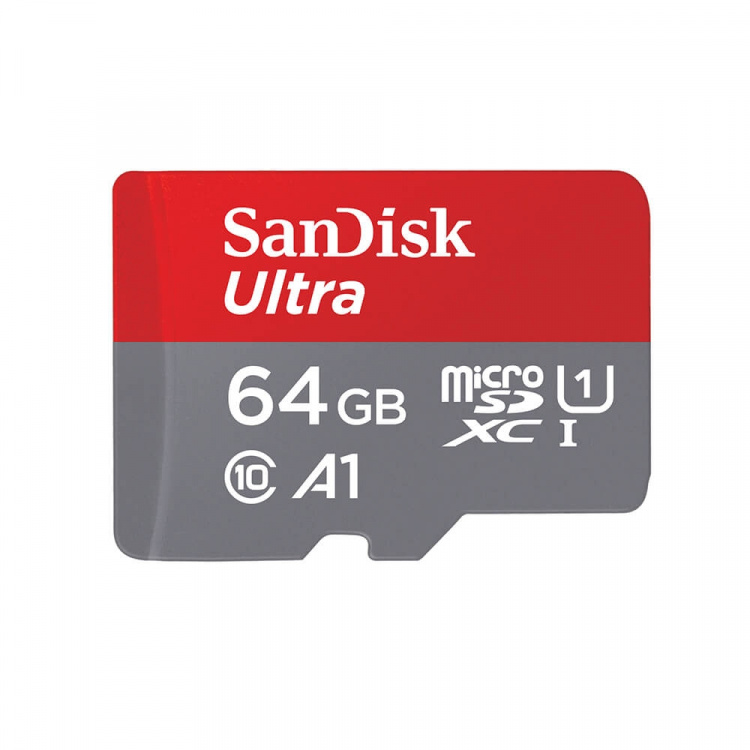 SanDisk MicroSDXC Mobile Ultra 64GB 140MB/s UHS-I Adapt SanDisk MicroSDXC Mobile Ultra 64GB 140MB/s UHS-I Adapt