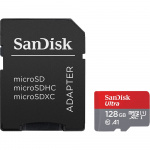 SanDisk MicroSDXC Mobile Ultra 128GB 140MB/s UHS-I Adap