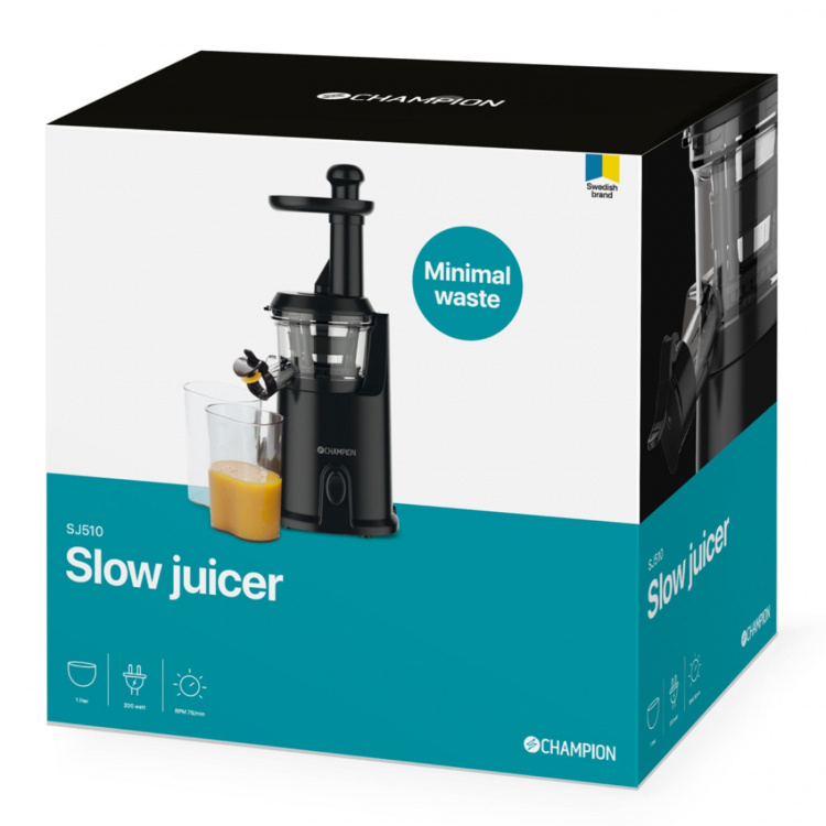 Champion Slowjuicer 1L 200W SJ510 Black