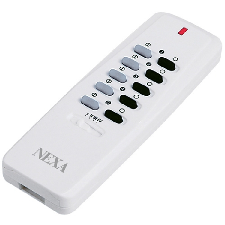 <p><strong>Wireless remote control with 16 channels and group control</strong><br /><br />Wireless remote control (Self-learning code system). 16 units can be controlled individually from LYCT-705, also possibility of group control. Dimmer function with d