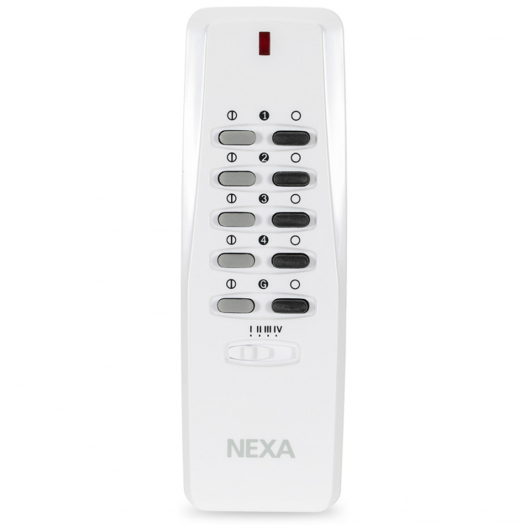 <p><strong>Wireless remote control with 16 channels and group control</strong><br /><br />Wireless remote control (Self-learning code system). 16 units can be controlled individually from LYCT-705, also possibility of group control. Dimmer function with d