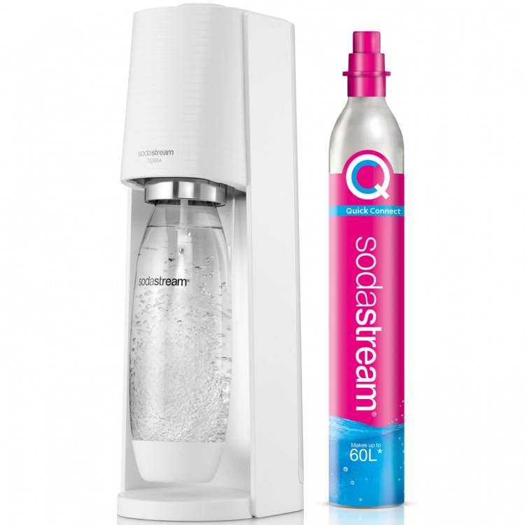 SodaStream Kolsyremaskin TERRA White SodaStream Kolsyremaskin TERRA White