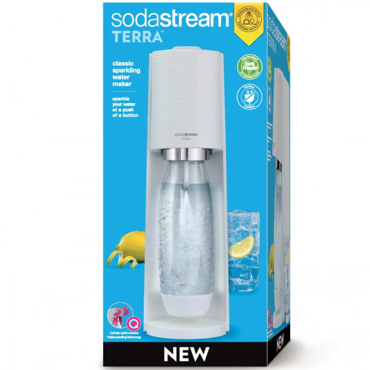 SodaStream Kolsyremaskin TERRA White SodaStream Kolsyremaskin TERRA White