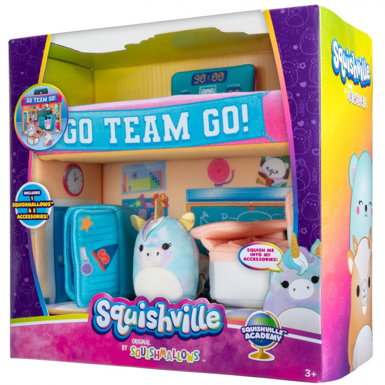 Squishmallows Squishville Play Scene - Academy Fall 22 Squishmallows Squishville Play Scene - Academy Fall 22