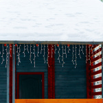 LightsOn Ice 10m ljusgardin med nedhäng på 30-70cm