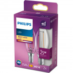 Philips 2-pack LED E14 Kron 2W (25W) K Philips 2-pack LED E14 Kron 2W (25W) K