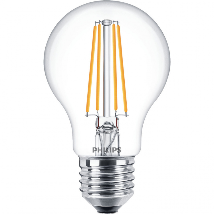 Philips 2-pack LED E27 Normal 7W (60W) Klar 806lm