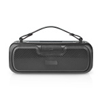 Nedis Bluetooth® Party Boombox | 4.5 hrs | 2.0 | 45 W | Media playback: AUX / USB | IPX5 | Linkable | Carrying handle | Party lights | Black