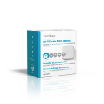 Nedis SmartLife Smoke Detector | Wi-Fi | Battery Powered | Sensor life cycle: 10 year | EN 14604 | Max. battery life: 24 Months | 85 dB | White | 1 pcs Nedis SmartLife Smoke Detector | Wi-Fi | Battery Powered | Sensor life cycle: 10 year | EN 14604 | Max. battery life: 24 Months | 85 dB | White | 1 pcs