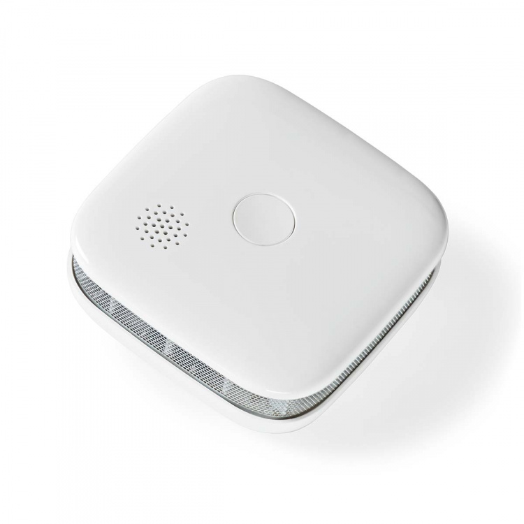 Nedis SmartLife Smoke Detector | Wi-Fi | Battery Powered | Sensor life cycle: 10 year | EN 14604 | Max. battery life: 24 Months | 85 dB | White | 1 pcs Nedis SmartLife Smoke Detector | Wi-Fi | Battery Powered | Sensor life cycle: 10 year | EN 14604 | Max. battery life: 24 Months | 85 dB | White | 1 pcs