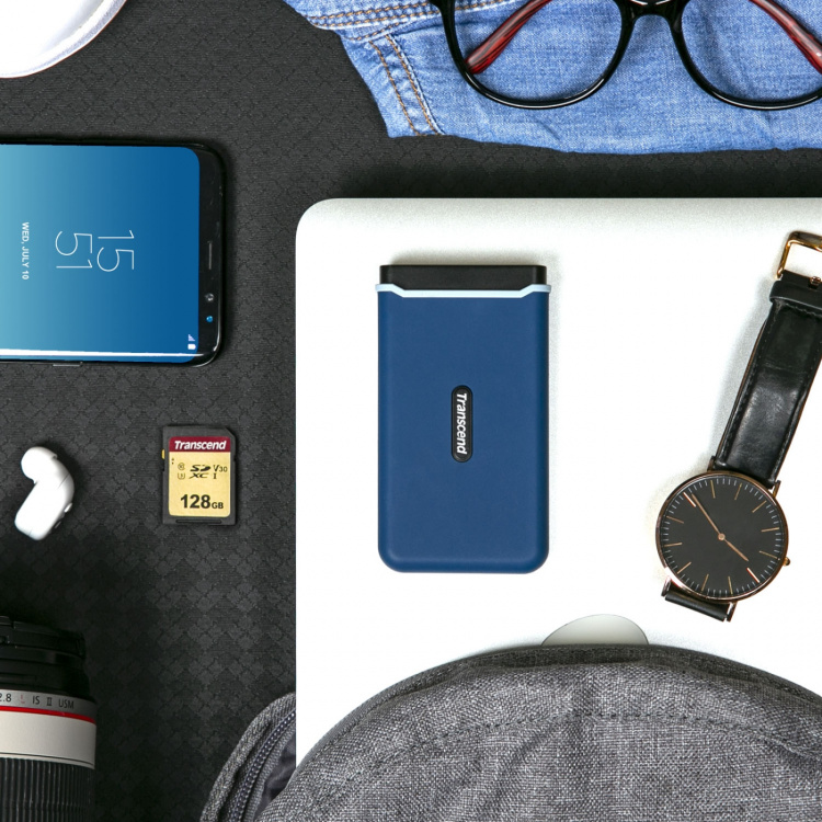 Transcend Portabel SSD ESD370C USB-C 1TB (R1050/W950)
