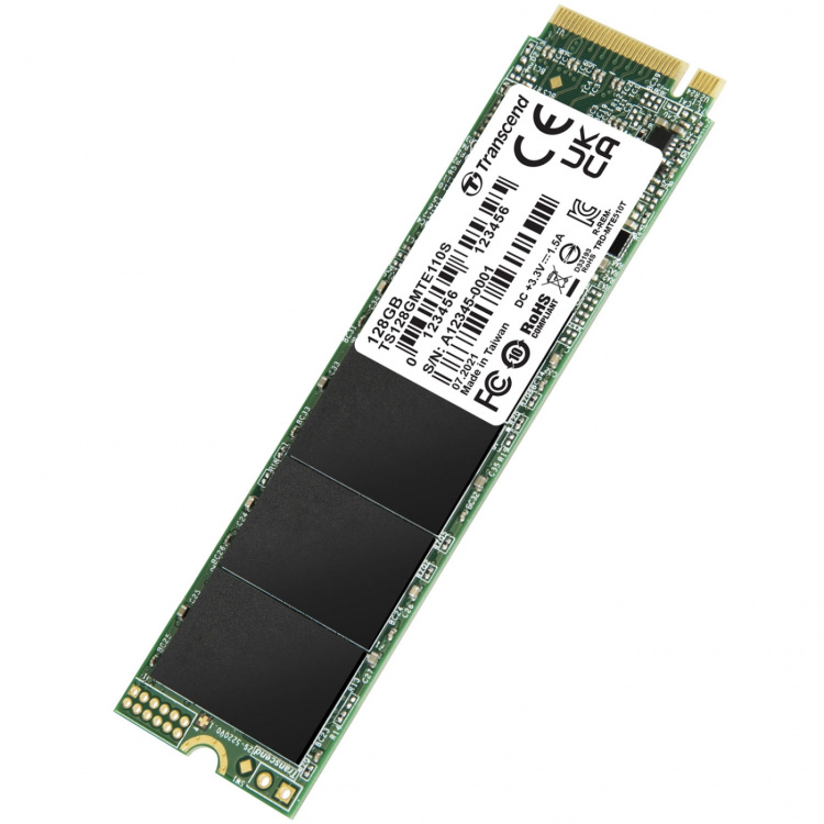 Transcend PCIe M.2 SSD Gen3 x4 NVMe 128Gb (R1500/W550) Transcend PCIe M.2 SSD Gen3 x4 NVMe 128Gb (R1500/W550)