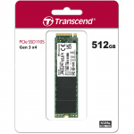Transcend PCIe M.2 SSD Gen3 x4 NVMe 512Gb (R1700/W1400)