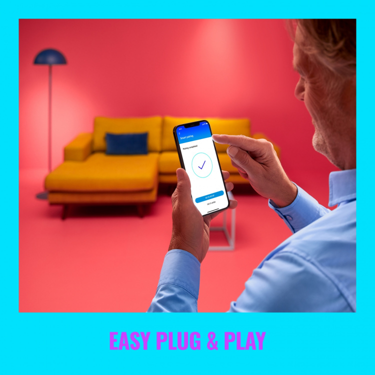 WiZ 2-pack WiFi Smart LED GU10 50W Varm-kallvit