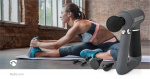 Nedis Sports Massage Gun | Battery Powered | N/A | Rechargeable | 6 Massage Modes | USB Cable | Grey