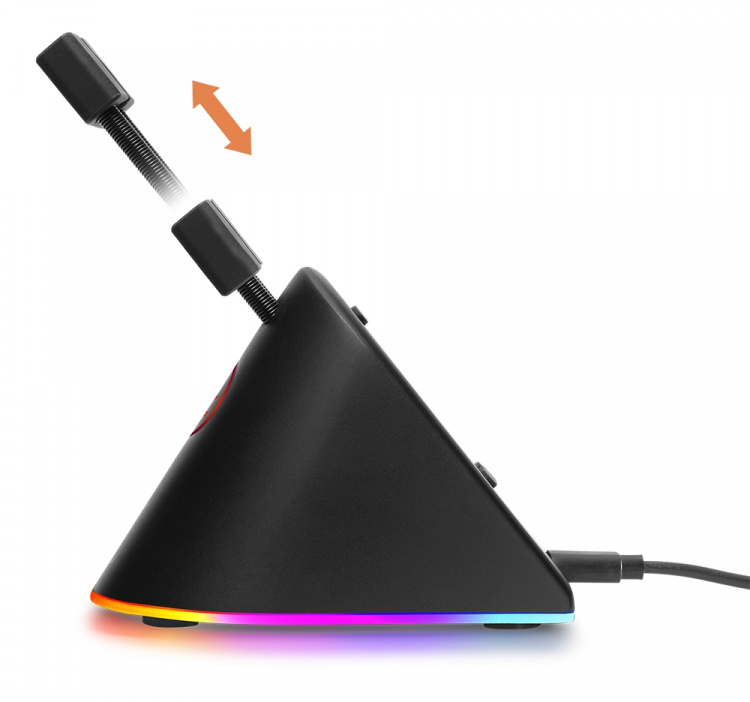 DELTACO GAMING RGB Mouse Bungee, svart DELTACO GAMING RGB Mouse Bungee, svart