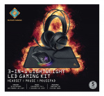 DELTACO GAMING 3-in-1 Lightweight Gaming kit, Headset, Mouse, Mousepad