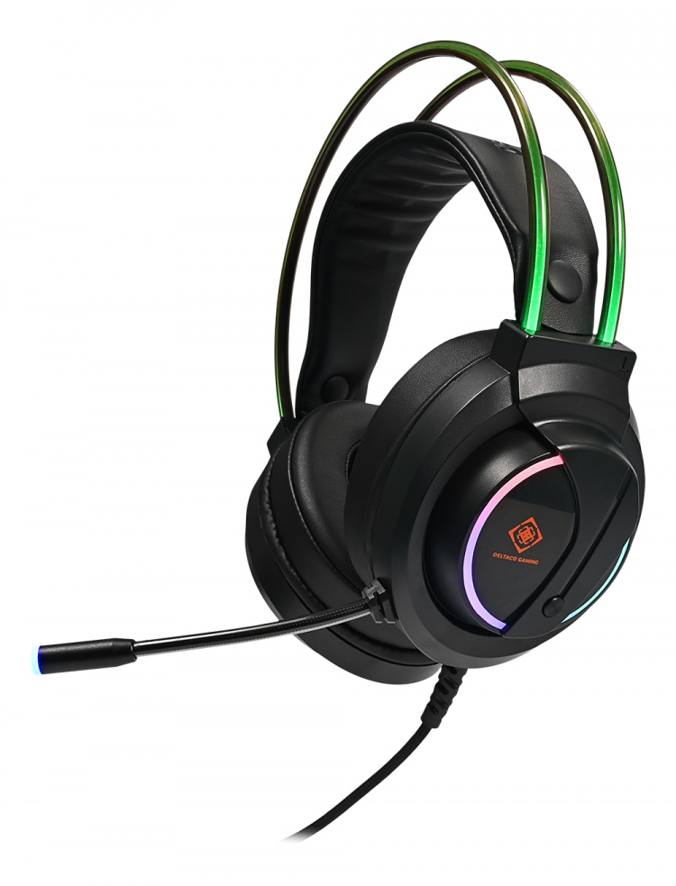 DELTACO GAMING Mechanical RGB 4-in-1 Gaming kit, Red switches, black