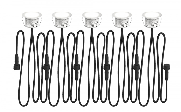 DELTACO SMART HOME, förlängning till SH-DLK01, 5 lampor,