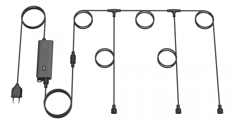 DELTACO SMART HOME Smart RGB garden light, black