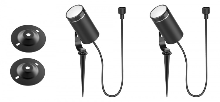 DELTACO SMART HOME Smart RGB garden light, black