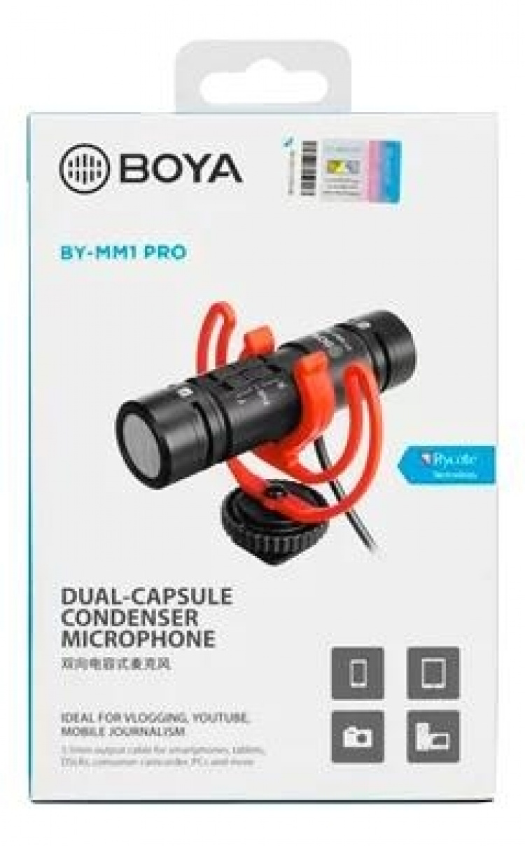 Boya Dual-capsule Mini Shotgun Microphone