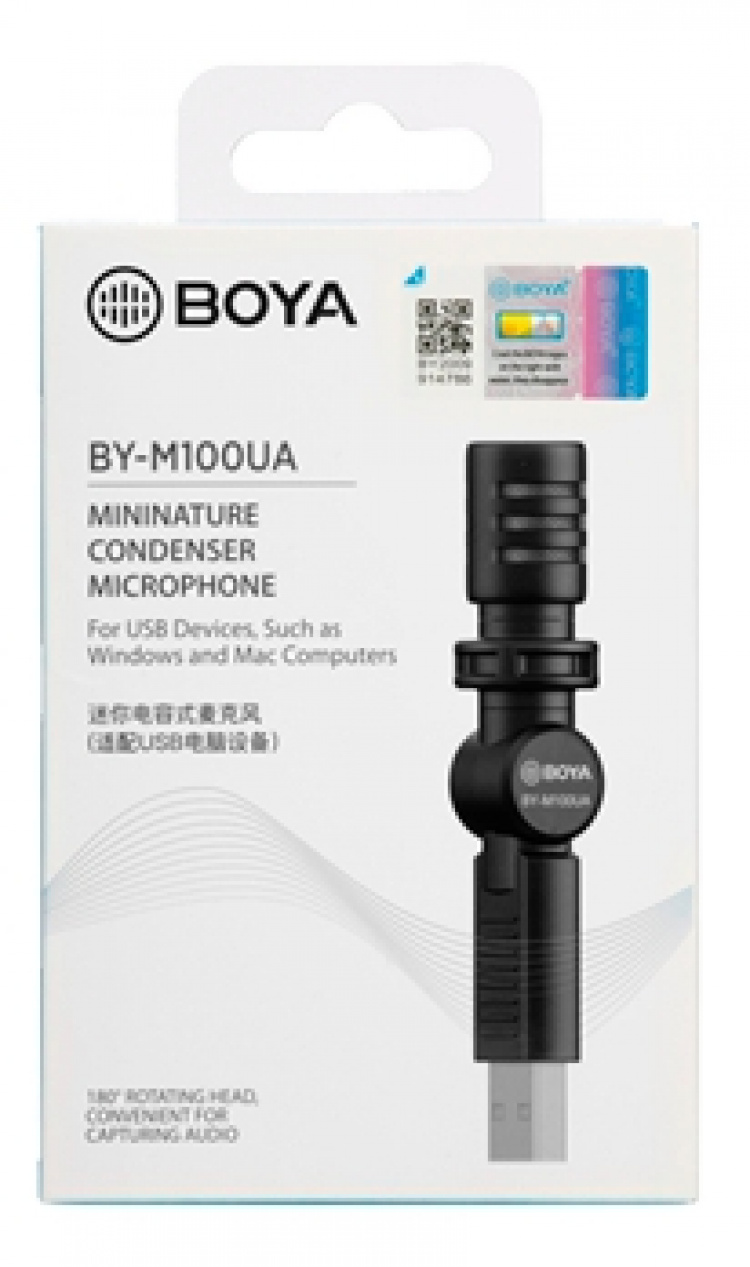 Boya Plug-in and play mic (USB-A) Boya Plug-in and play mic (USB-A)