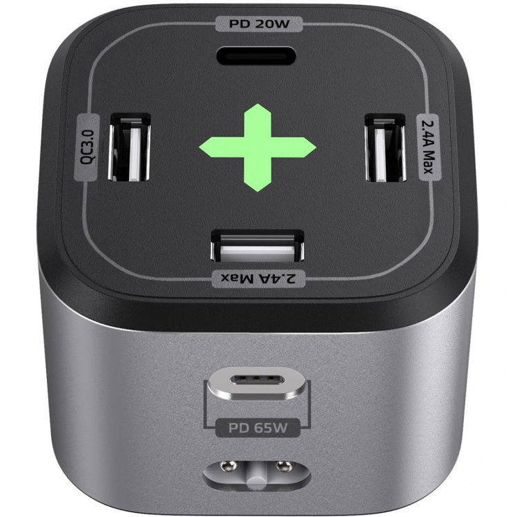 Celly Power Station 65W 3xUSB-A 2xUS Celly Power Station 65W 3xUSB-A 2xUS