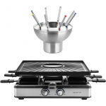 Emerio Raclettegrill med fondue