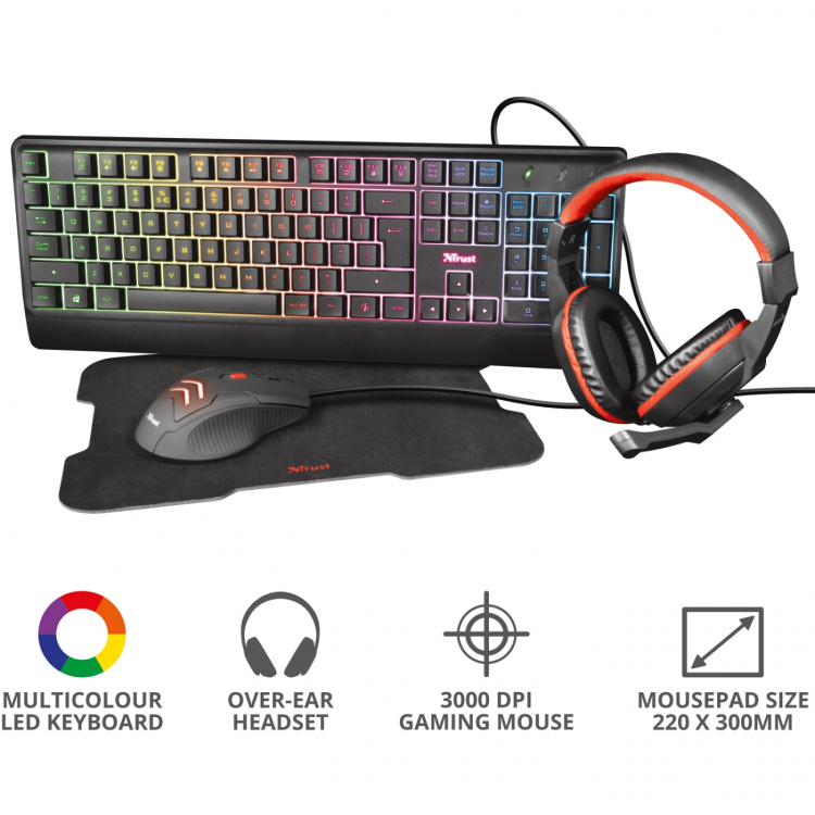 Trust Ziva 4-in-1 Gaming bundle