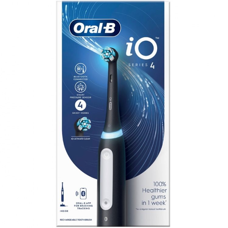 Oral B Eltandborste iO4 Matt Black Wi