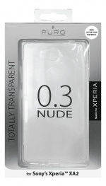 Puro Sony Xperia XA2, 0.3 Nude Cover, transp Puro Sony Xperia XA2, 0.3 Nude Cover, transp