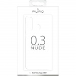 Puro Samsung Galaxy A60, 0.3 Nude Cover, Transparent Puro Samsung Galaxy A60, 0.3 Nude Cover, Transparent