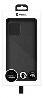 Krusell iPhone 12 Pro Max SandCover, Black Krusell iPhone 12 Pro Max SandCover, Black