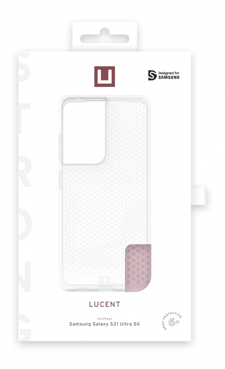 UAG Samsung Galaxy S21 Ultra U Lucent Case, Du Rose