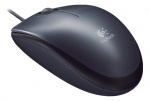 Logitech M90 optical corded USB mouse black