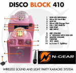 N-GEAR Party Bluetooth Speaker with Dome Light flashes on music