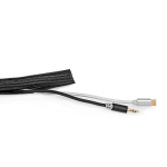 Nedis Cable Management | Sleeve | 1 pcs | Maximum cable thickness: 15 mm | Nylon | Black Nedis Cable Management | Sleeve | 1 pcs | Maximum cable thickness: 15 mm | Nylon | Black