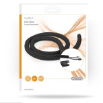 Nedis Cable Management | Sleeve | 1 pcs | Maximum cable thickness: 30 mm | Nylon | Black
