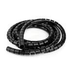 Nedis Cable Management | Spiral Sleeve | 1 pcs | Maximum cable thickness: 16 mm | PE | Black