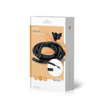Nedis Cable Management | Spiral Sleeve | 1 pcs | Maximum cable thickness: 16 mm | PE | Black