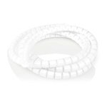 Nedis Cable Management | Spiral Sleeve | 1 pcs | Maximum cable thickness: 16 mm | PE | White