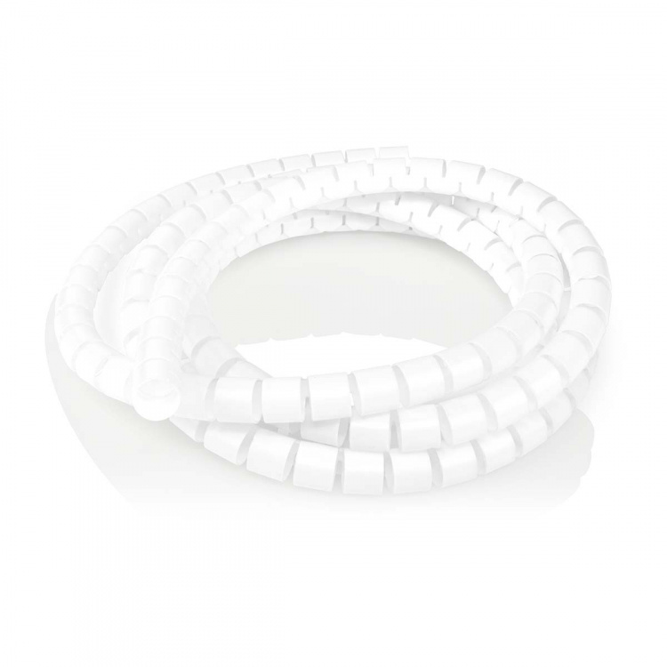 Nedis Cable Management | Spiral Sleeve | 1 pcs | Maximum cable thickness: 16 mm | PE | White