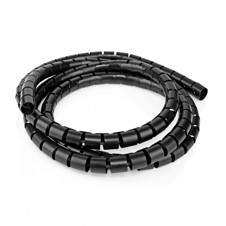 Nedis Cable Management | Spiral Sleeve | 1 pcs | Maximum cable thickness: 22 mm | PE | Black